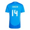 Oficiální Fotbalový Dres Itálie Federico Chiesa 14 Domácí ME 2024 pro Muži